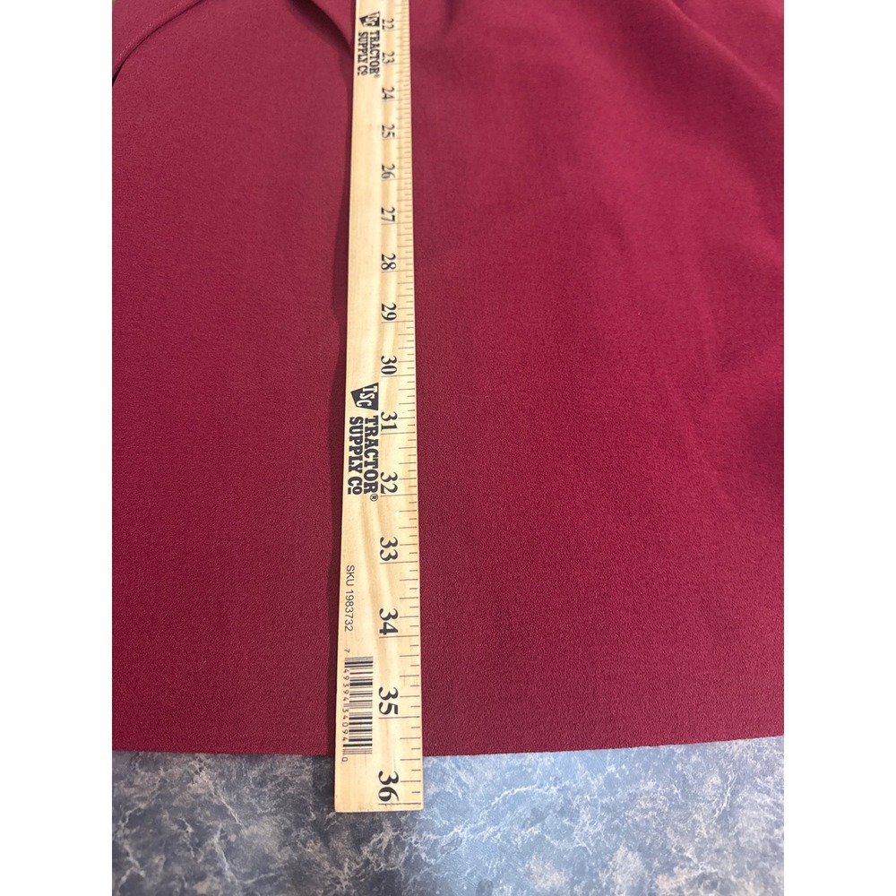 Vince Camuto Halter Tie Neck Sheath Dress Bordeaux Red Size 2 casual minimalist - Picture 7 of 8